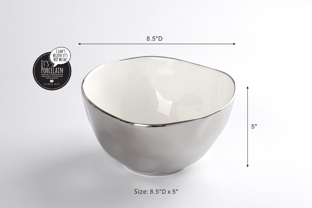 Pampa Bay Silver Large Bowl