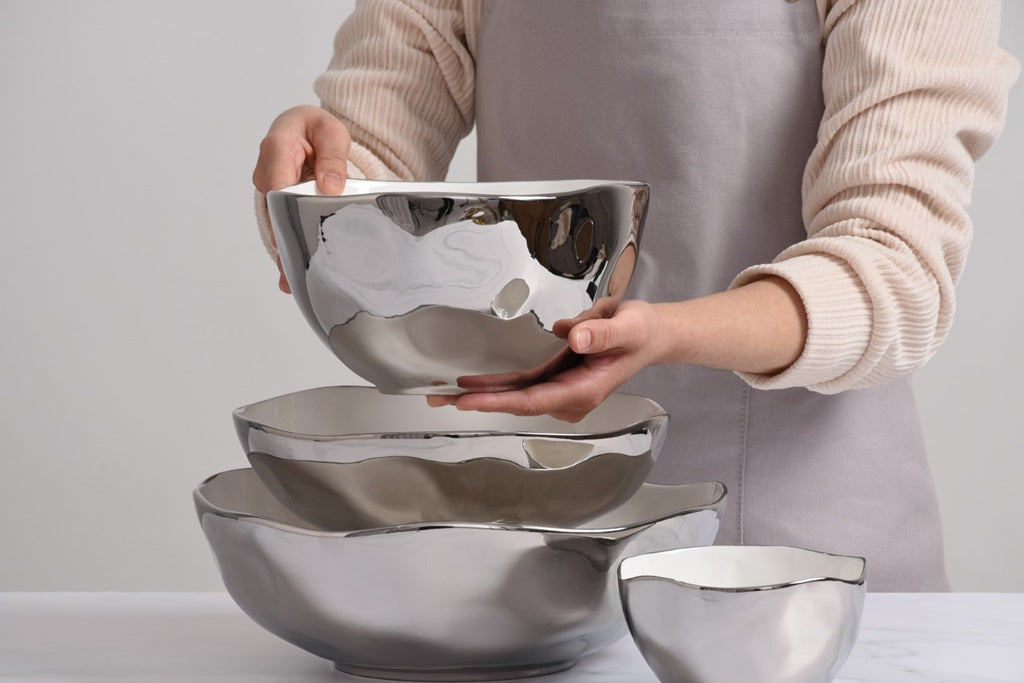 Pampa Bay Silver Large Bowl