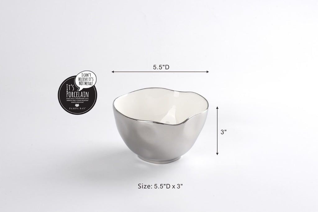 Pampa Bay Silver Small Bowl
