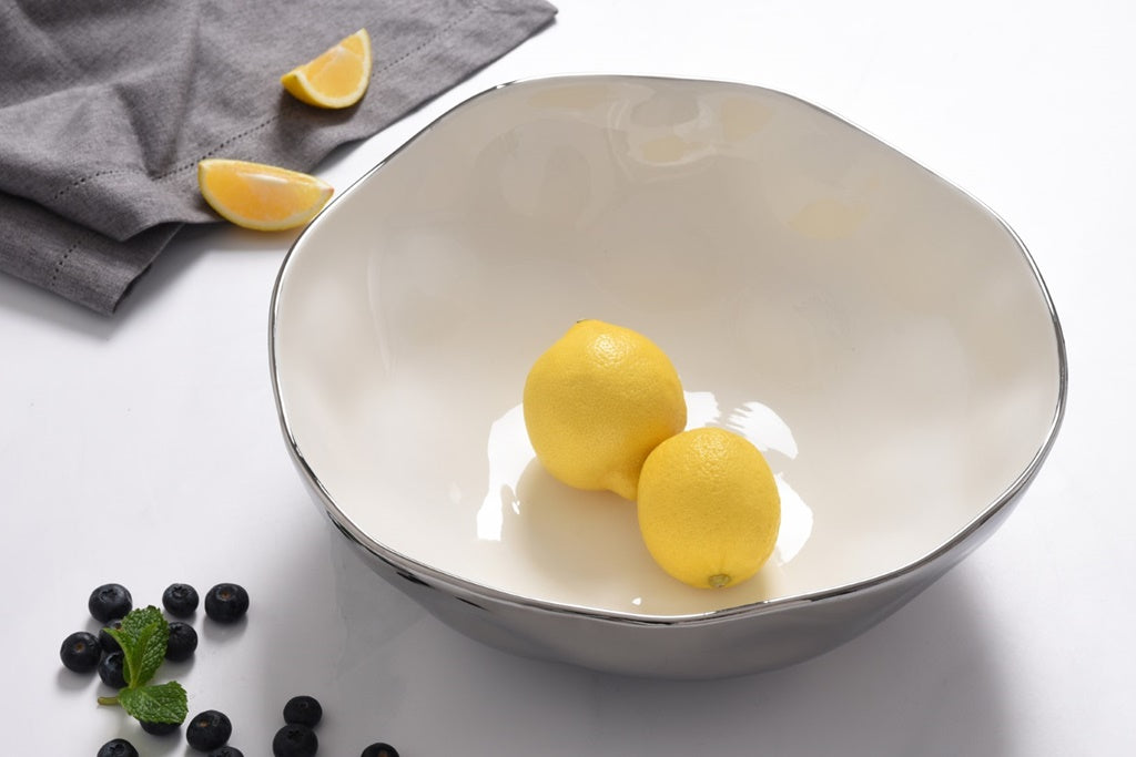 Pampa Bay Silver Wide Bowl