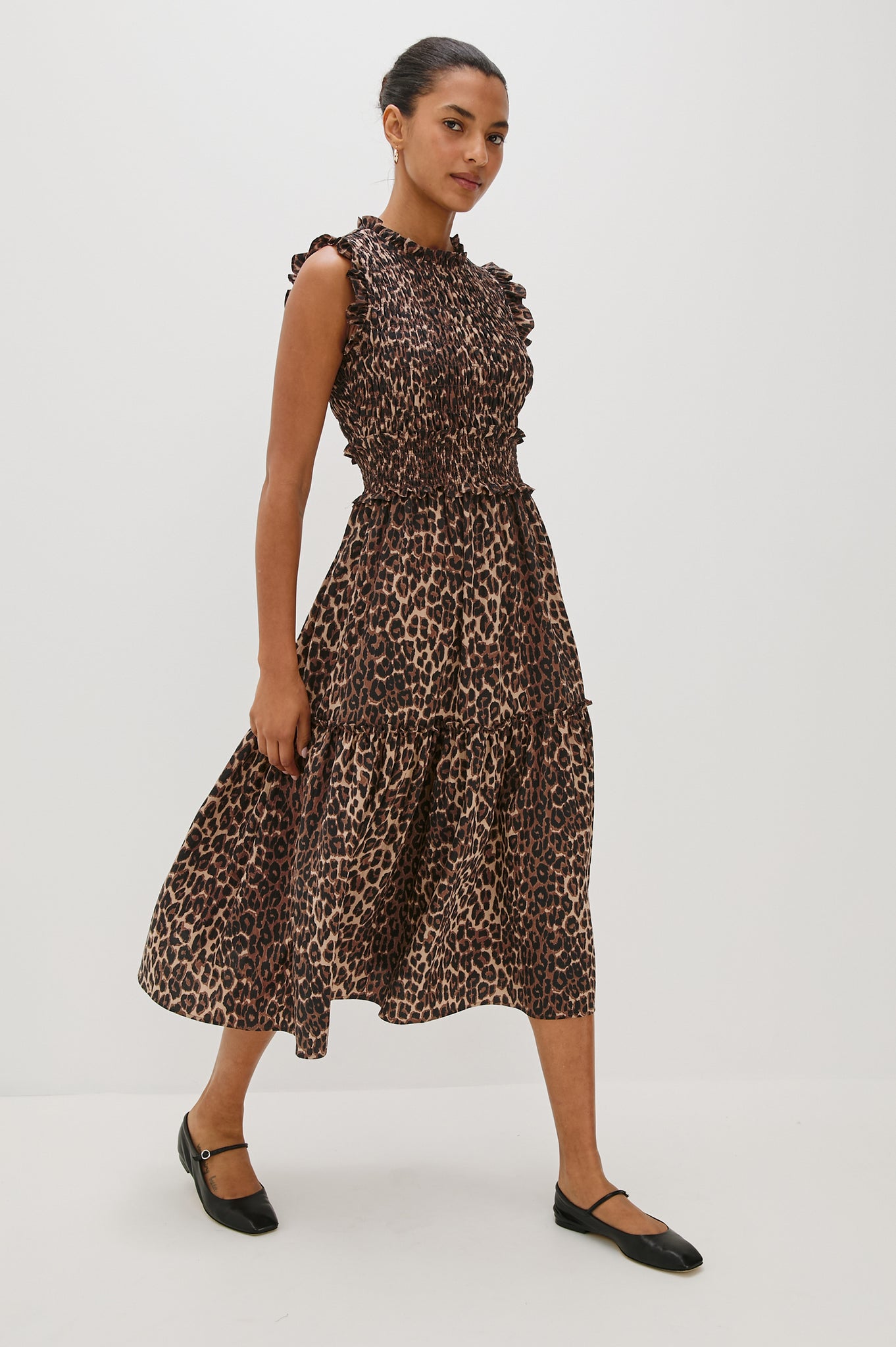 Rails Vivier Animal Print Sleeveless Dress