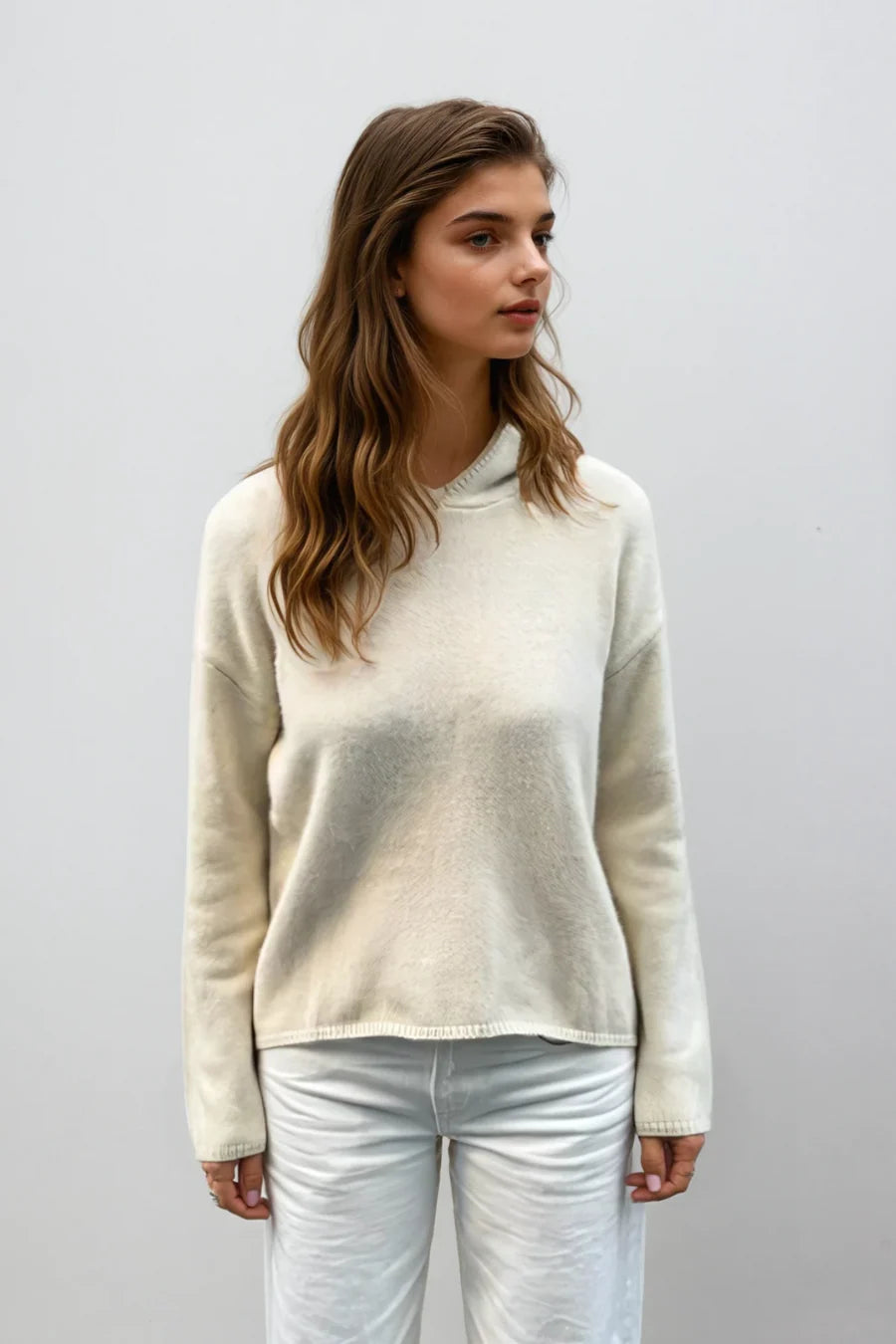 Deval Helen Hoodie Light Beige