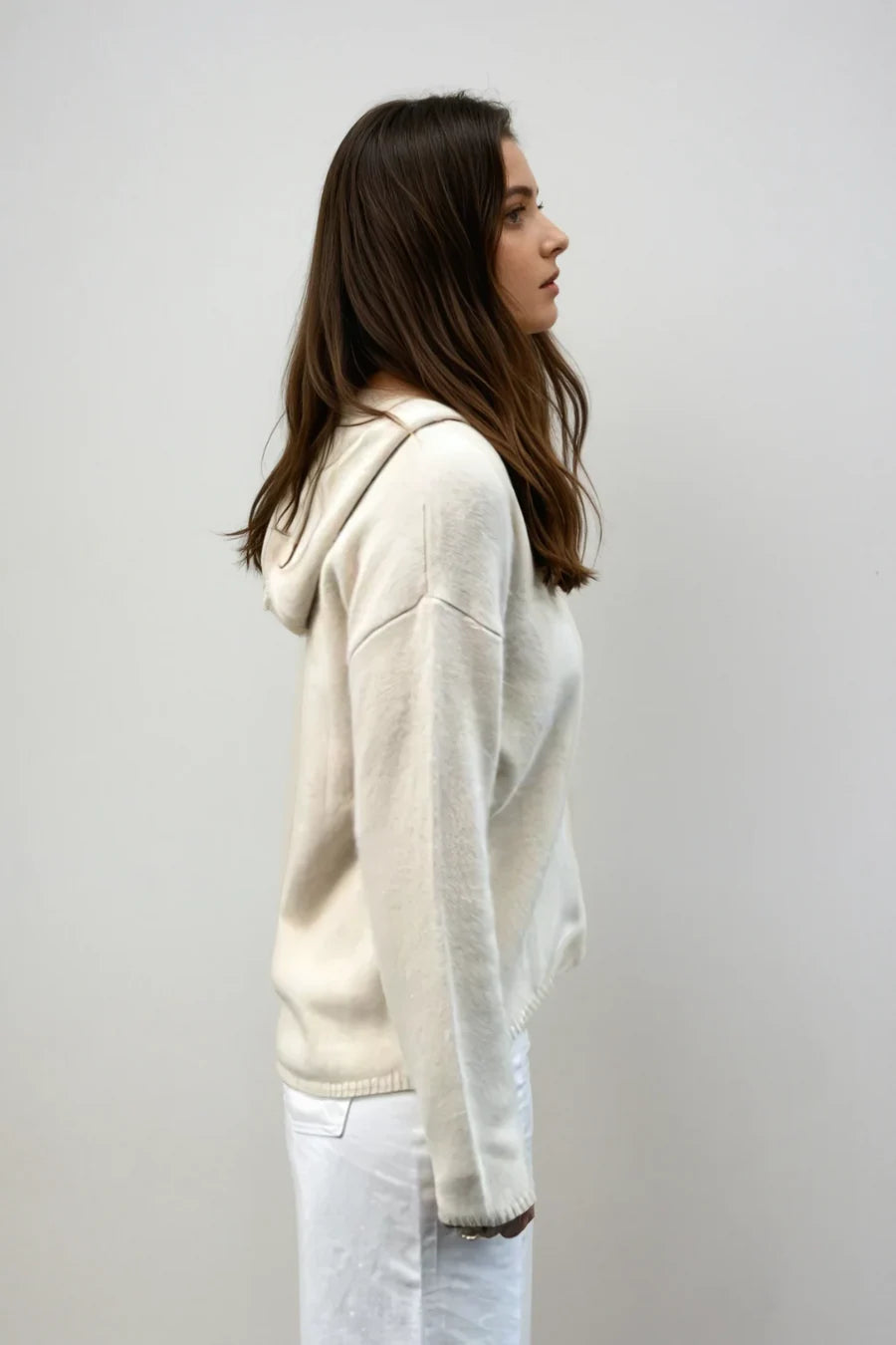 Deval Helen Hoodie Light Beige