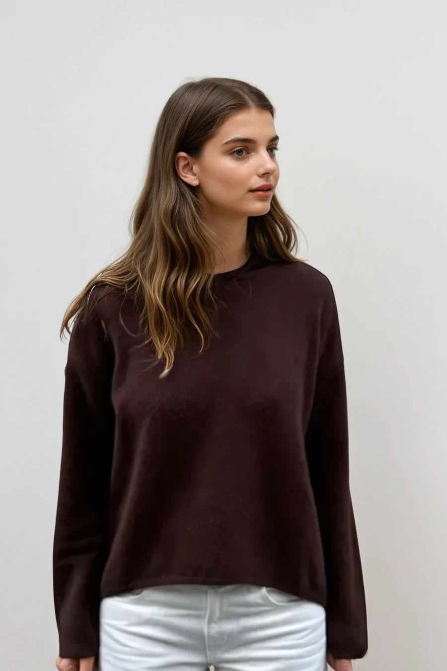 Deval Helen Hoodie Chestnut