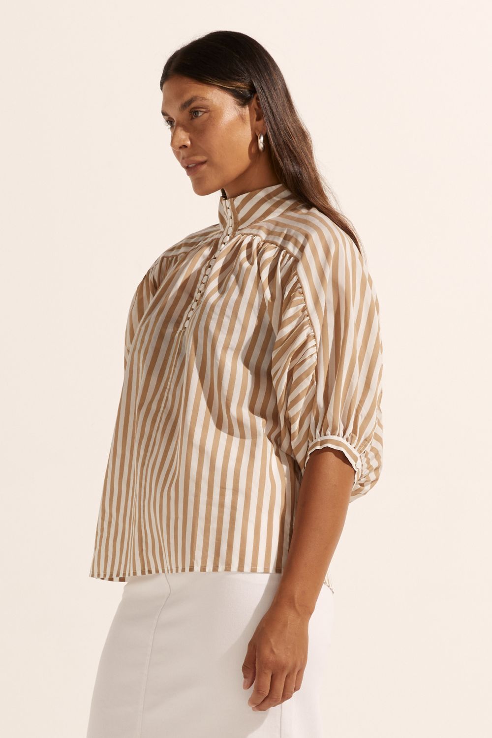 Zoe Kratzmann Adage Top Beige Stripe