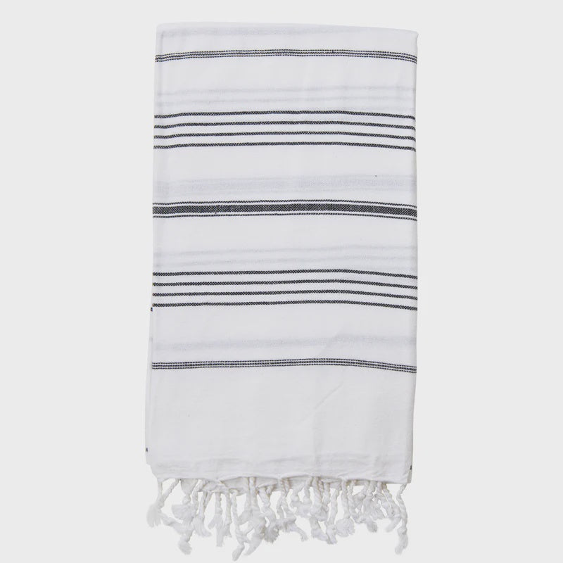 I & J Turkish Towel White