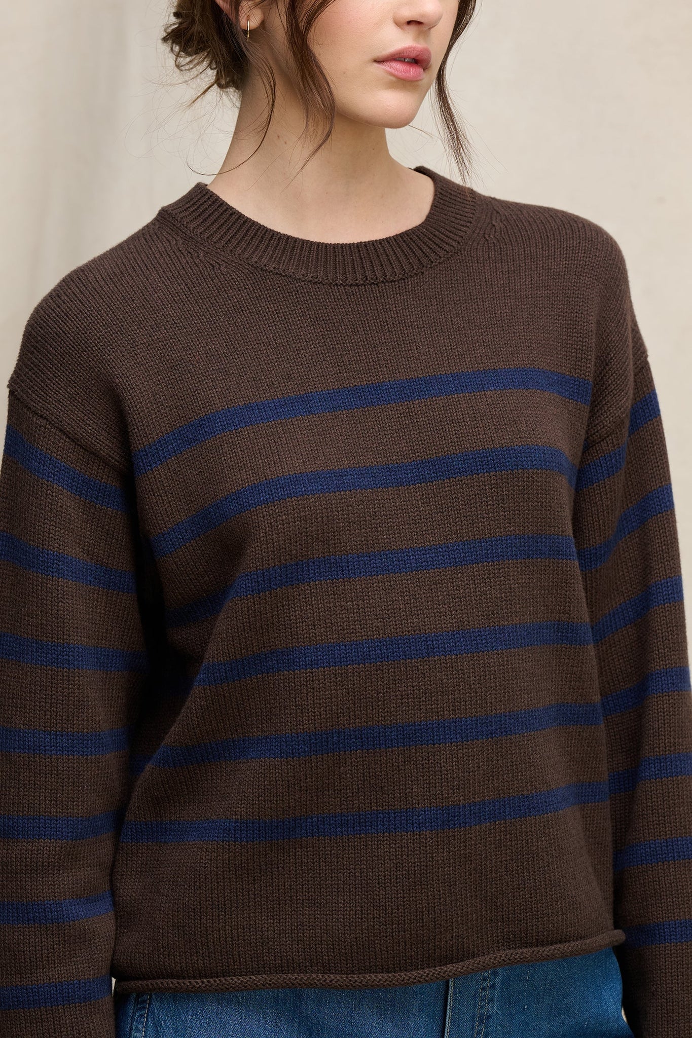 Lucia Jumper Espresso Marin by Velvet