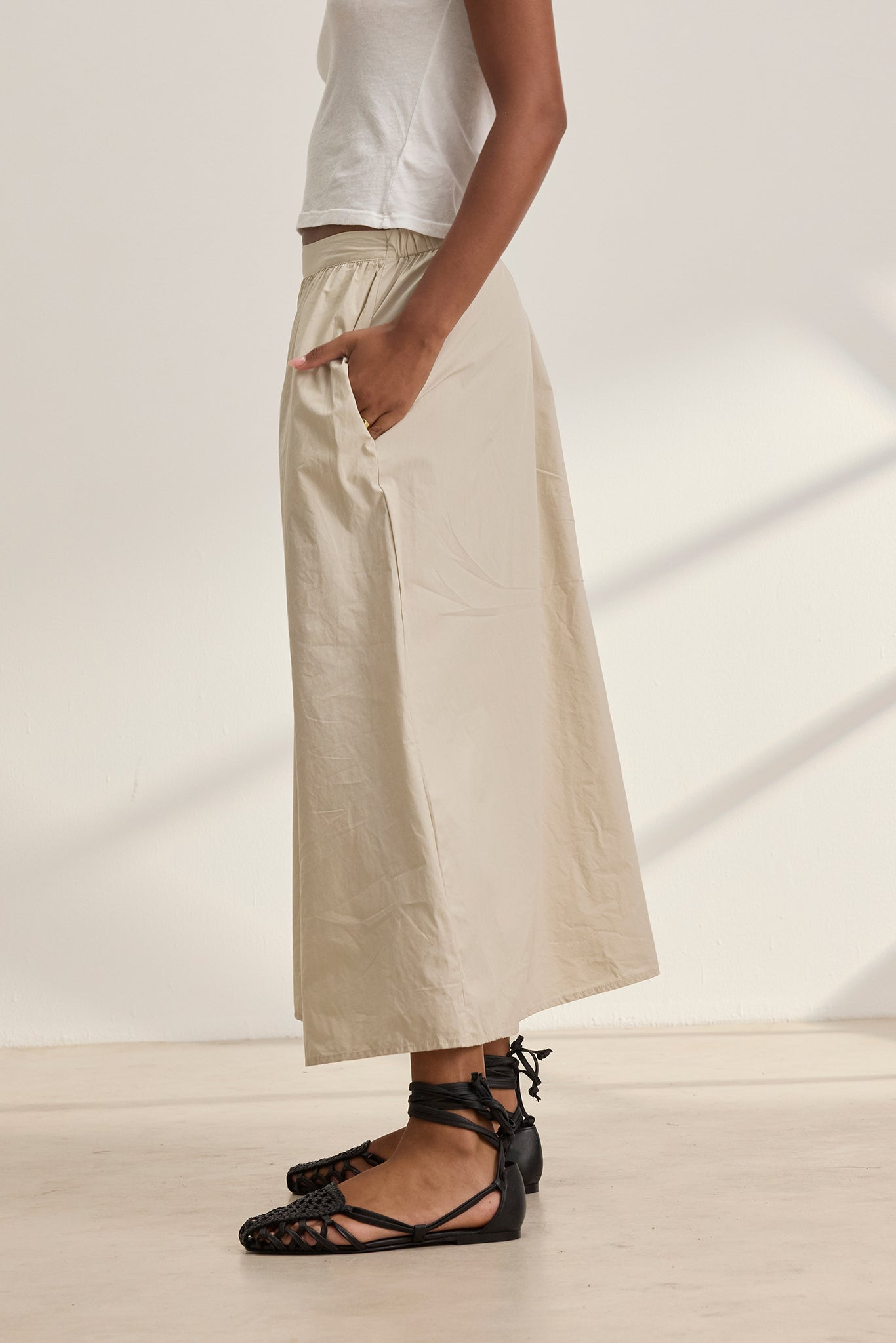 Velvet by Graham & Spencer Bella Skirt Sesame