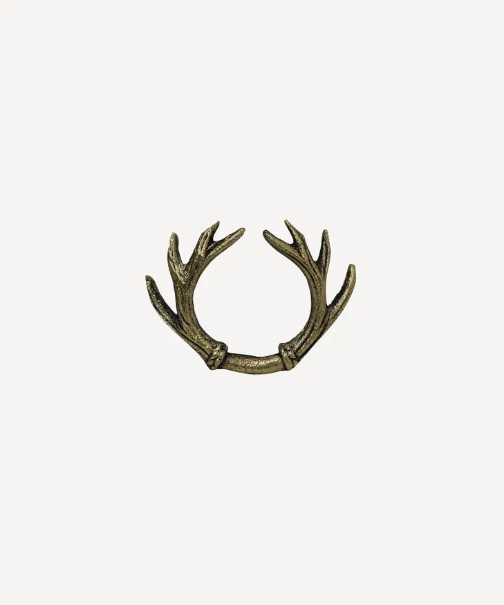 Antler Napkin Ring Gold Set of 4