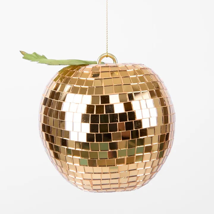 Disco Apple Decoration Gold Large