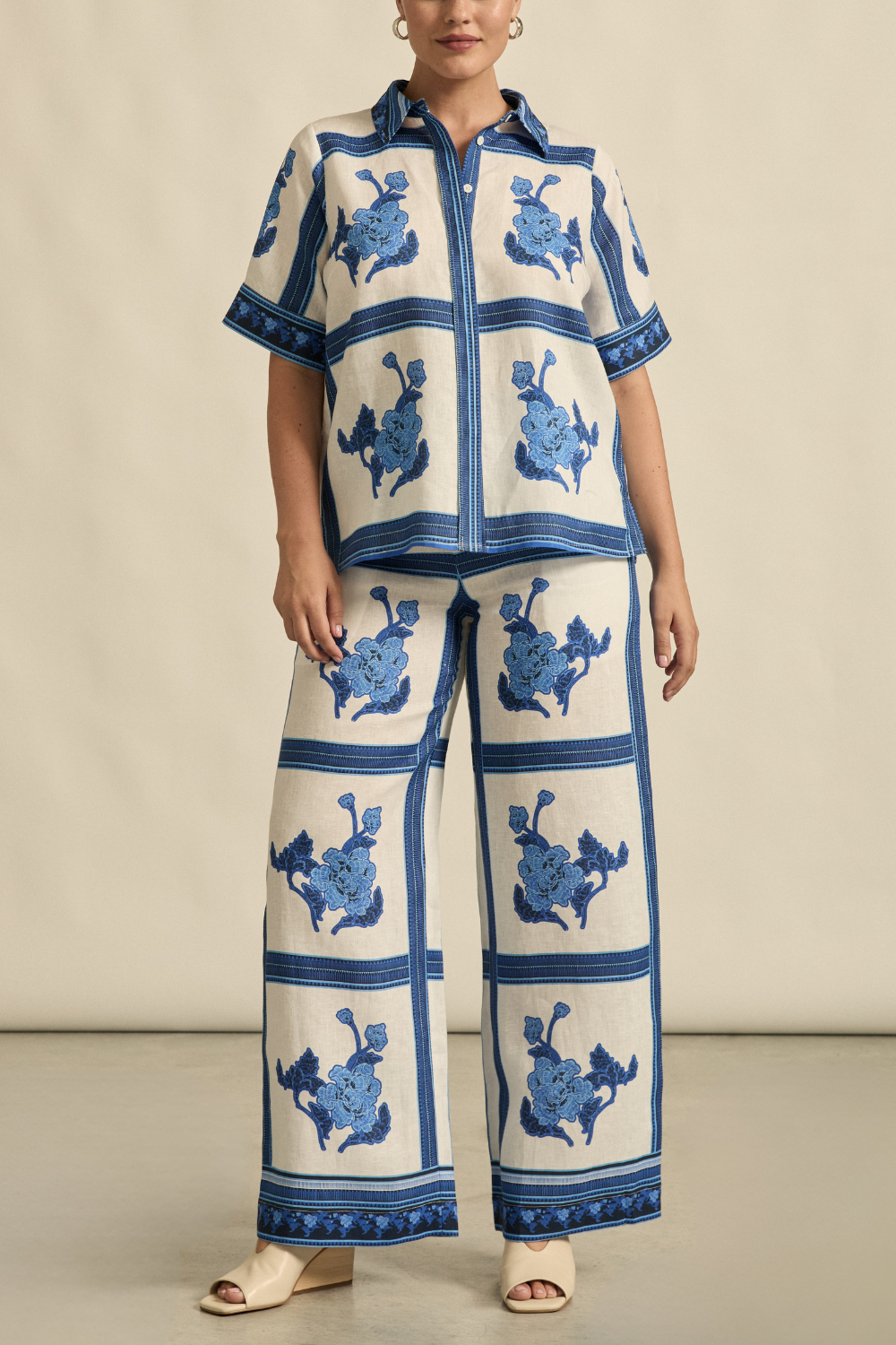 Zoe Kratzmann Gesture Pant Azure Collage