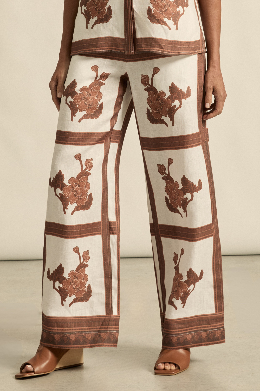 Zoe Kratzmann Gesture Pant Coffee Collage