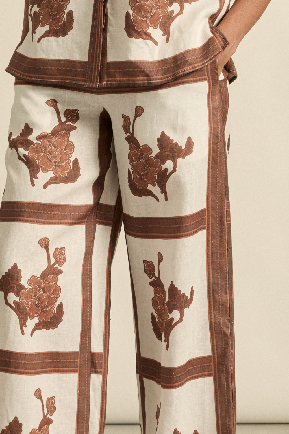 Zoe Kratzmann Gesture Pant Coffee Collage