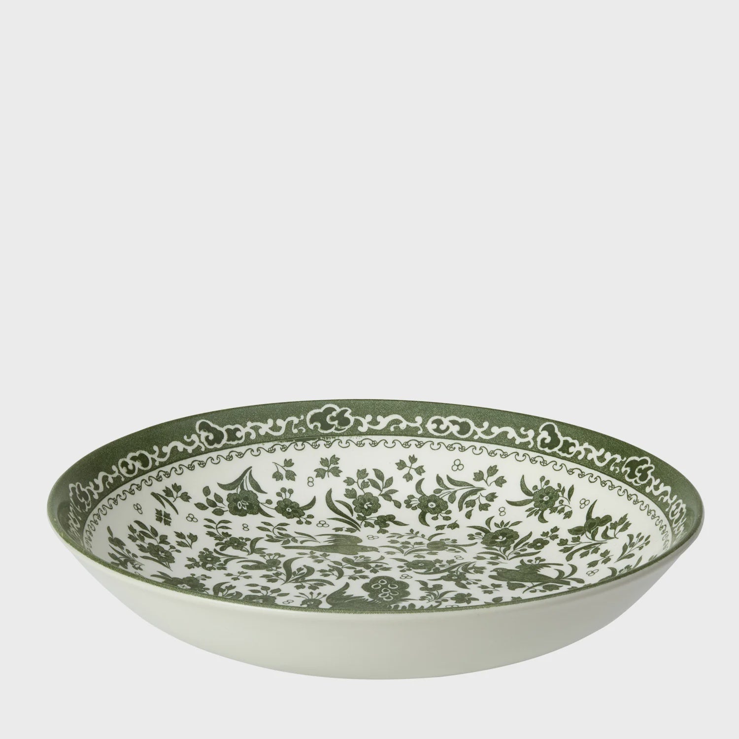 Burleigh Regal Peacock Bowl 23cm Green