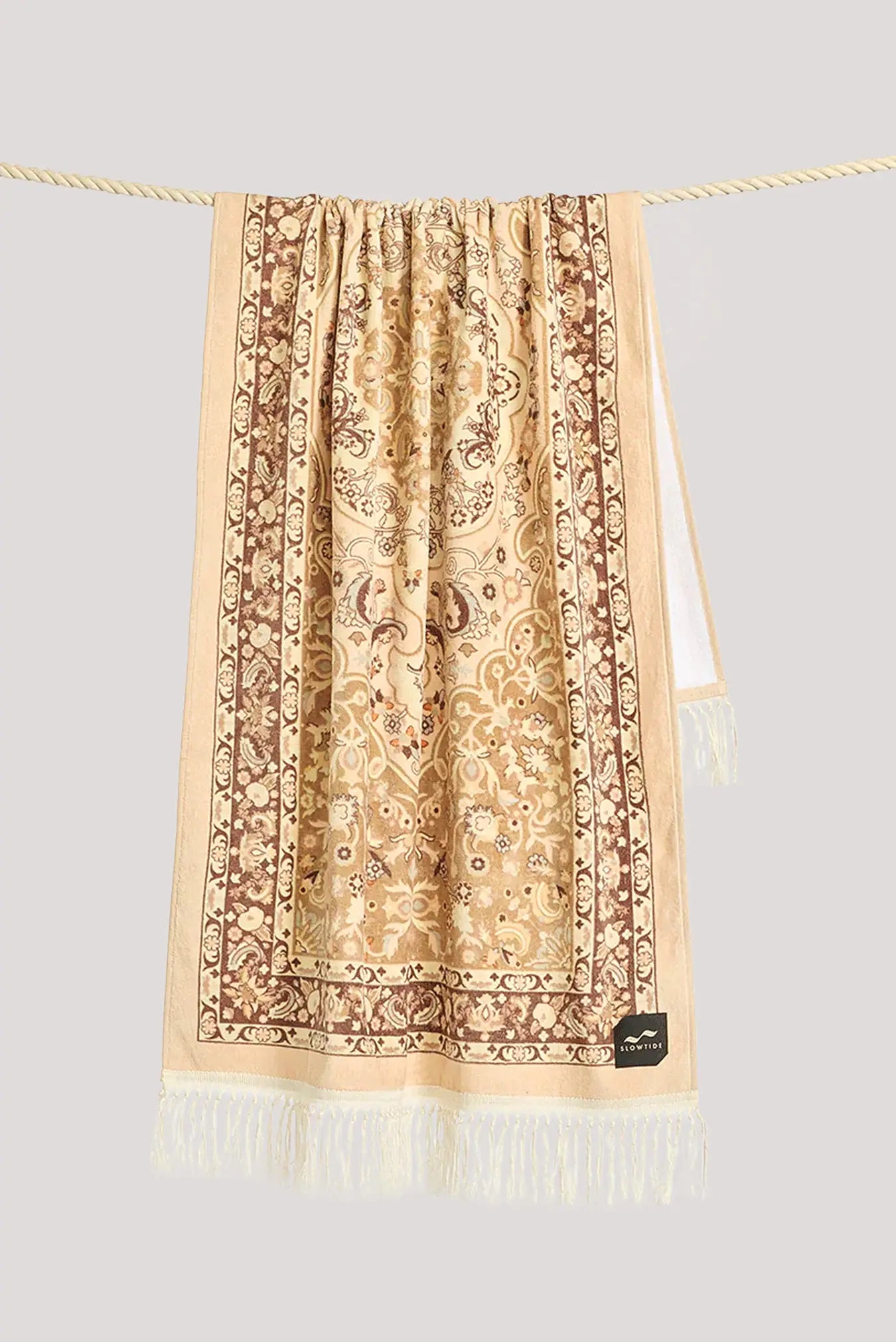 Beach Towel Persian Rug Taupe