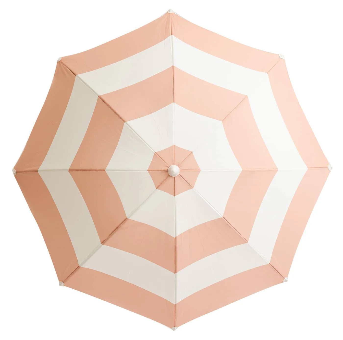 Business and Pleasure Holiday Beach Umbrella Pink Capri Stripe