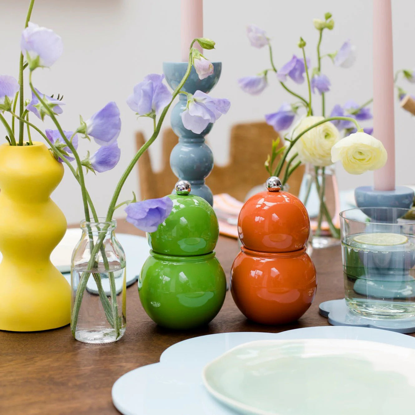 Addison Ross Chubby Grinder Leaf Green 12cm