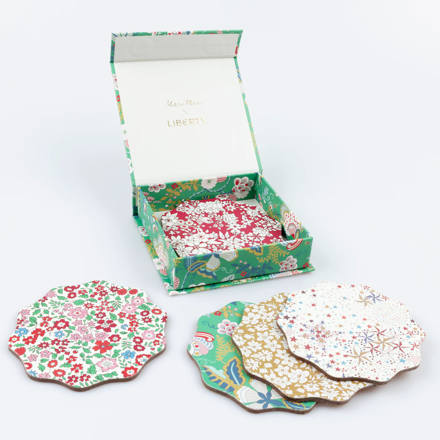 Meri Meri + Liberty Coasters Set of 6