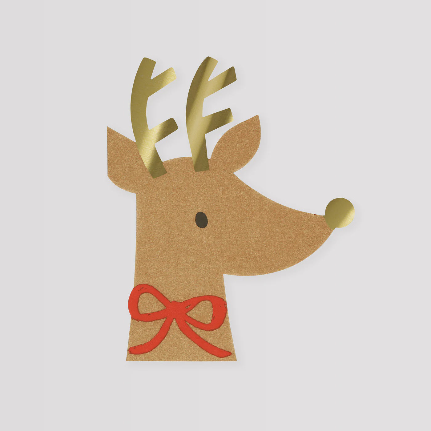 Meri Meri Reindeer w.Red Bow Napkins