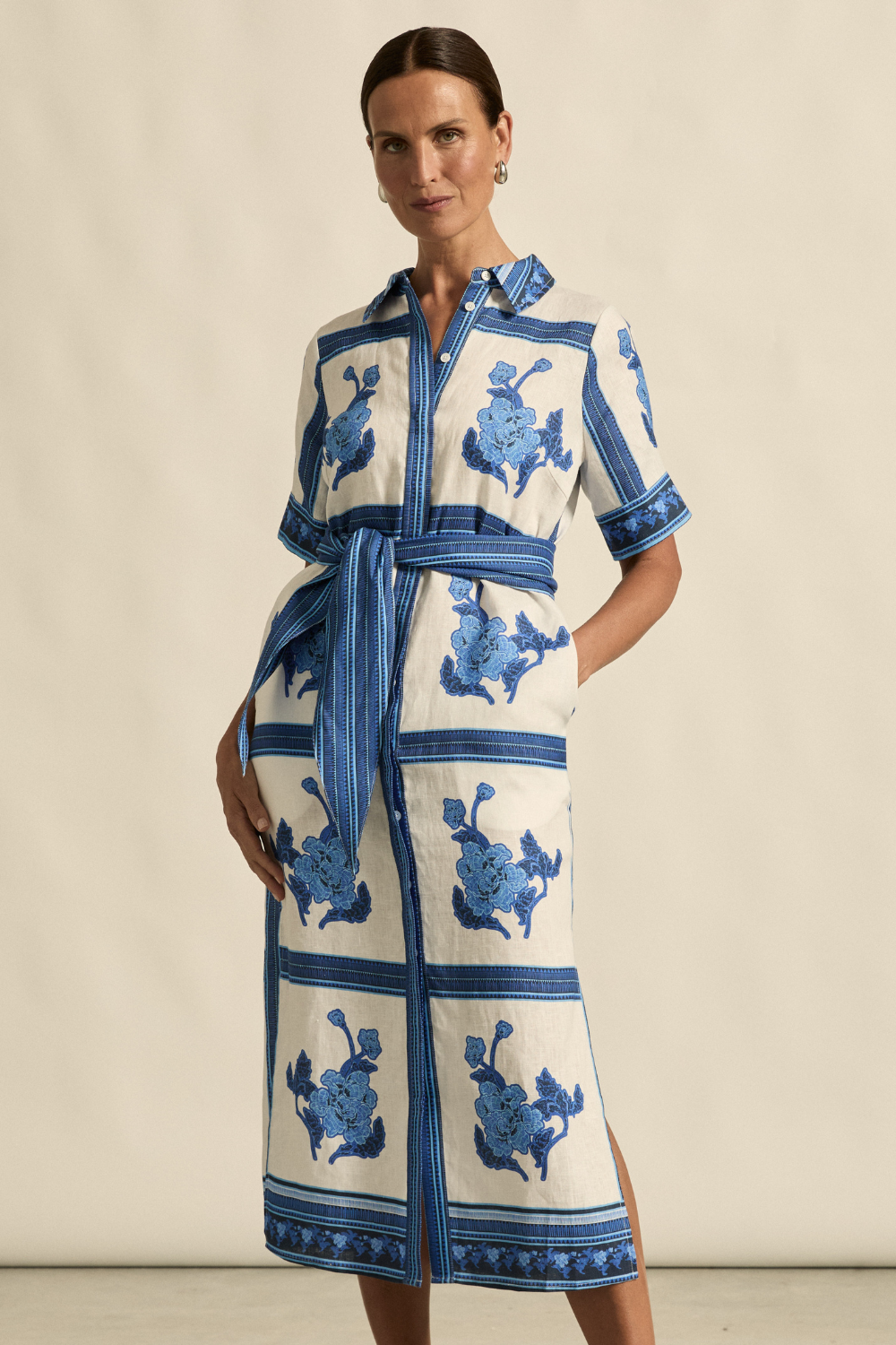 Zoe Kratzmann Roam Dress Azure Collage