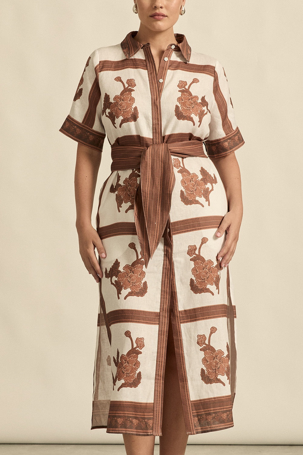 Zoe Kratzmann Roam Dress Coffee Collage