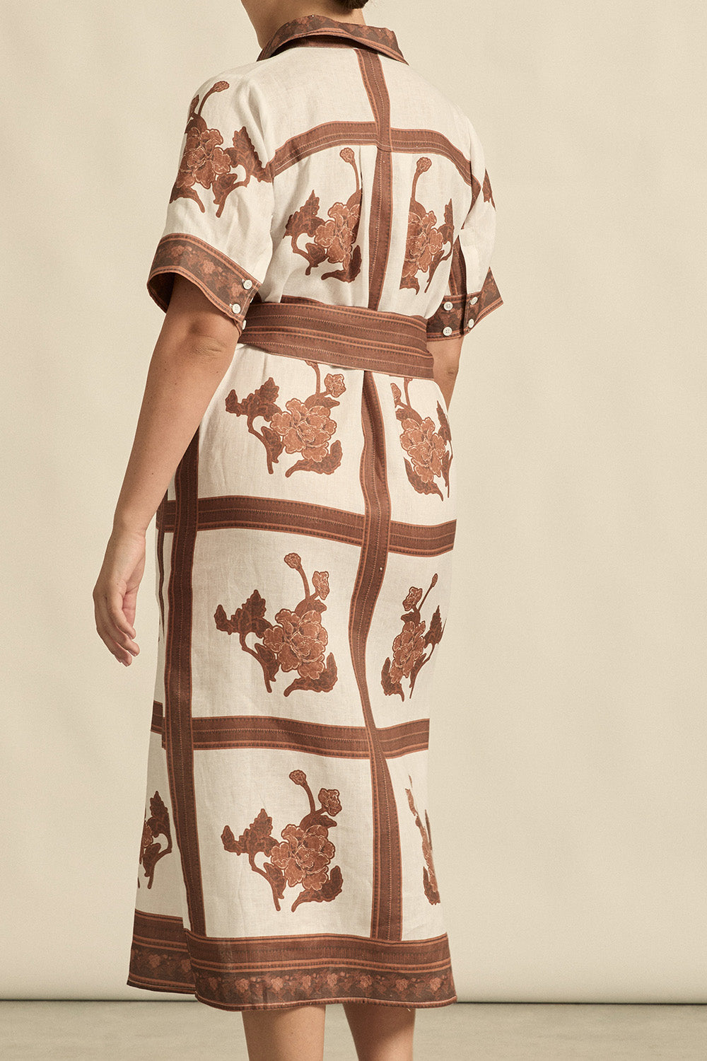 Zoe Kratzmann Roam Dress Coffee Collage