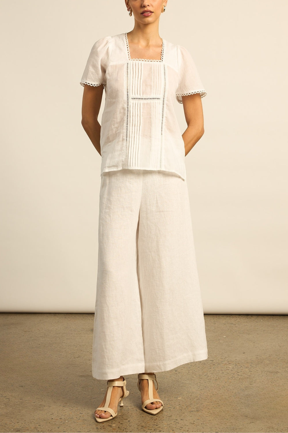 Zoe Kratzmann Yonder Top Porcelain