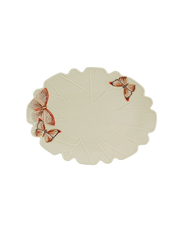 Bordallo Claudia Schiffer Cloudy Butterflies Oval Platter