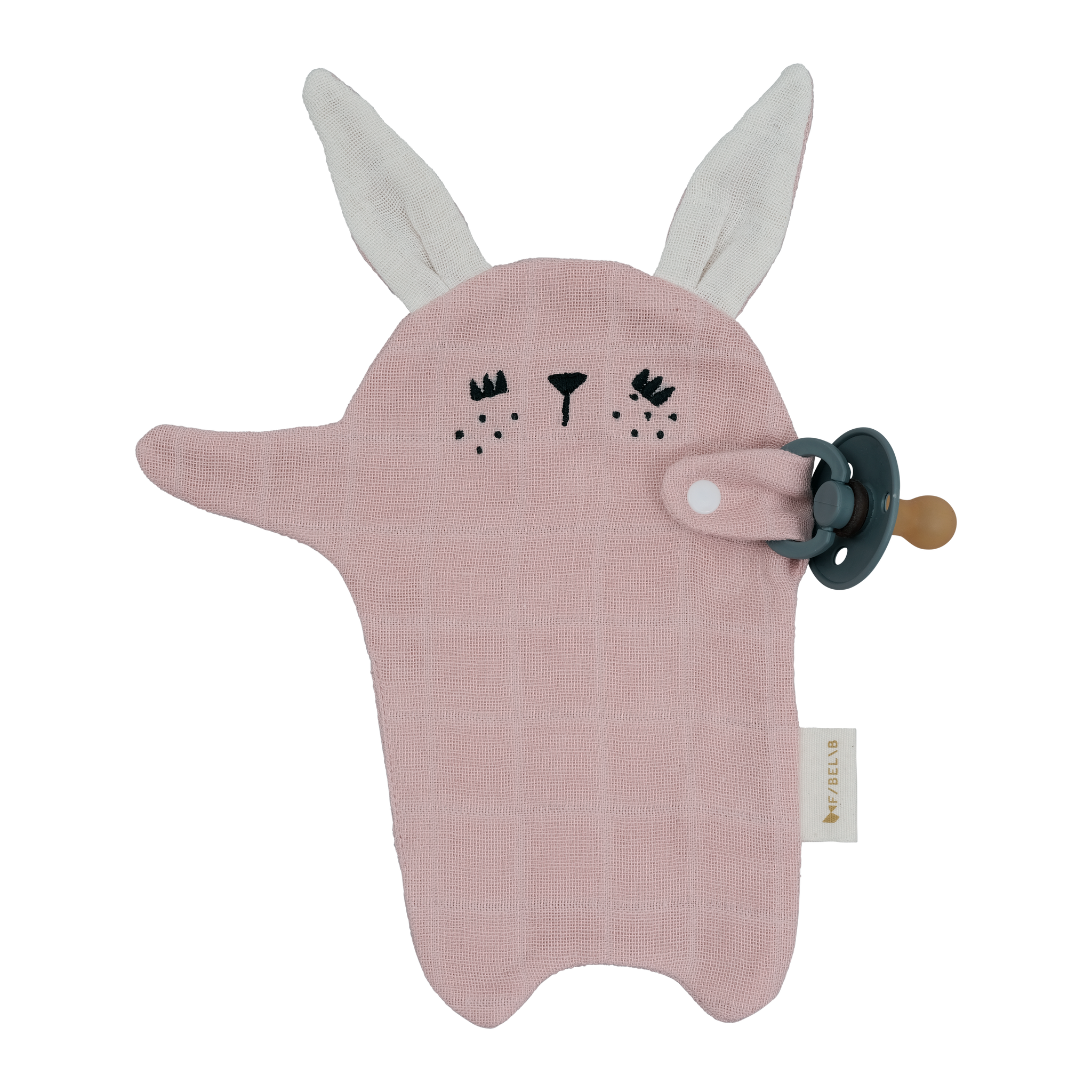 Fabelab Pacifier Cuddle Bunny Dusky Pink