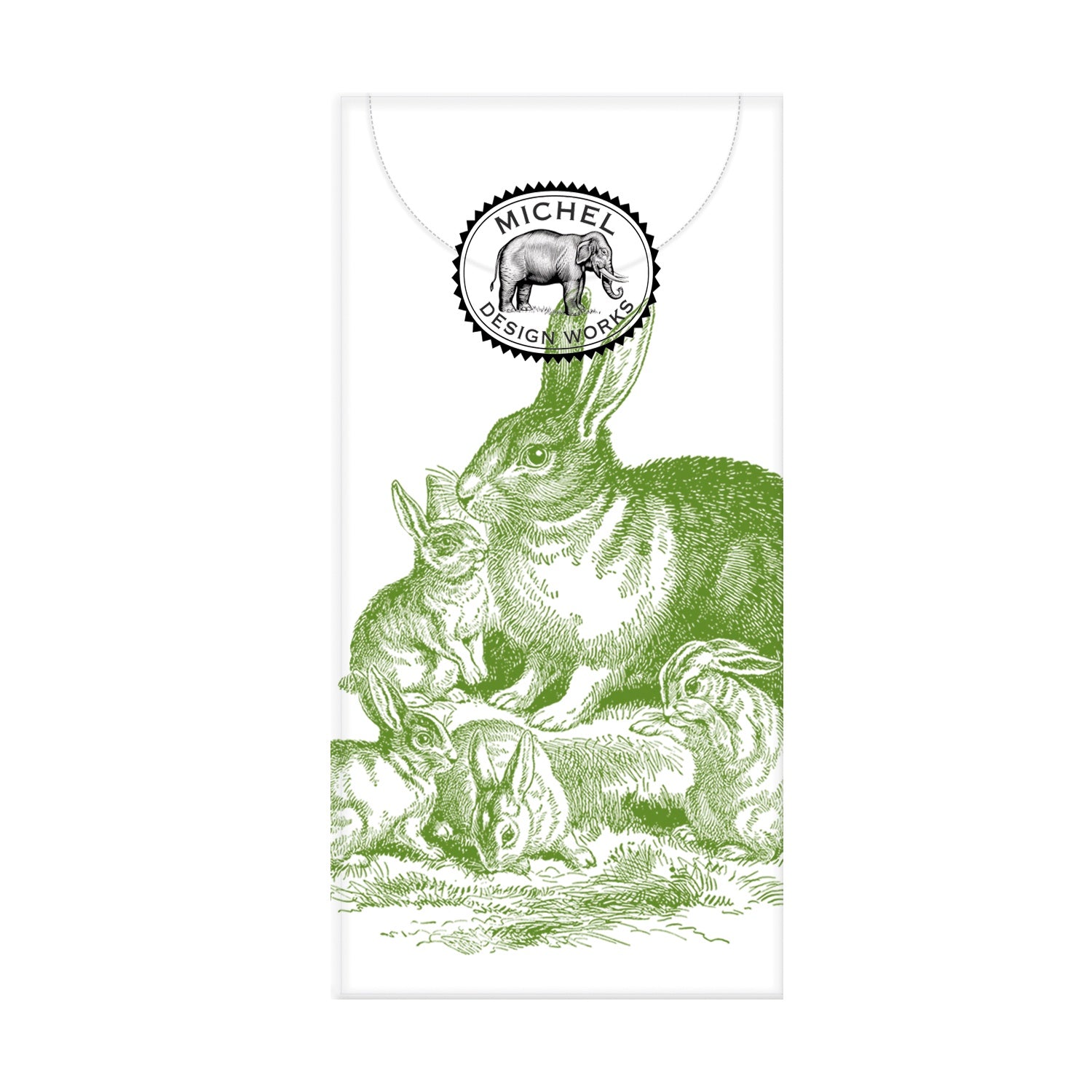 Toile Bunny Pocket Tissues