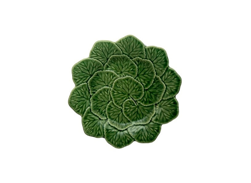 Geranium Fruit Plate 22cm Green