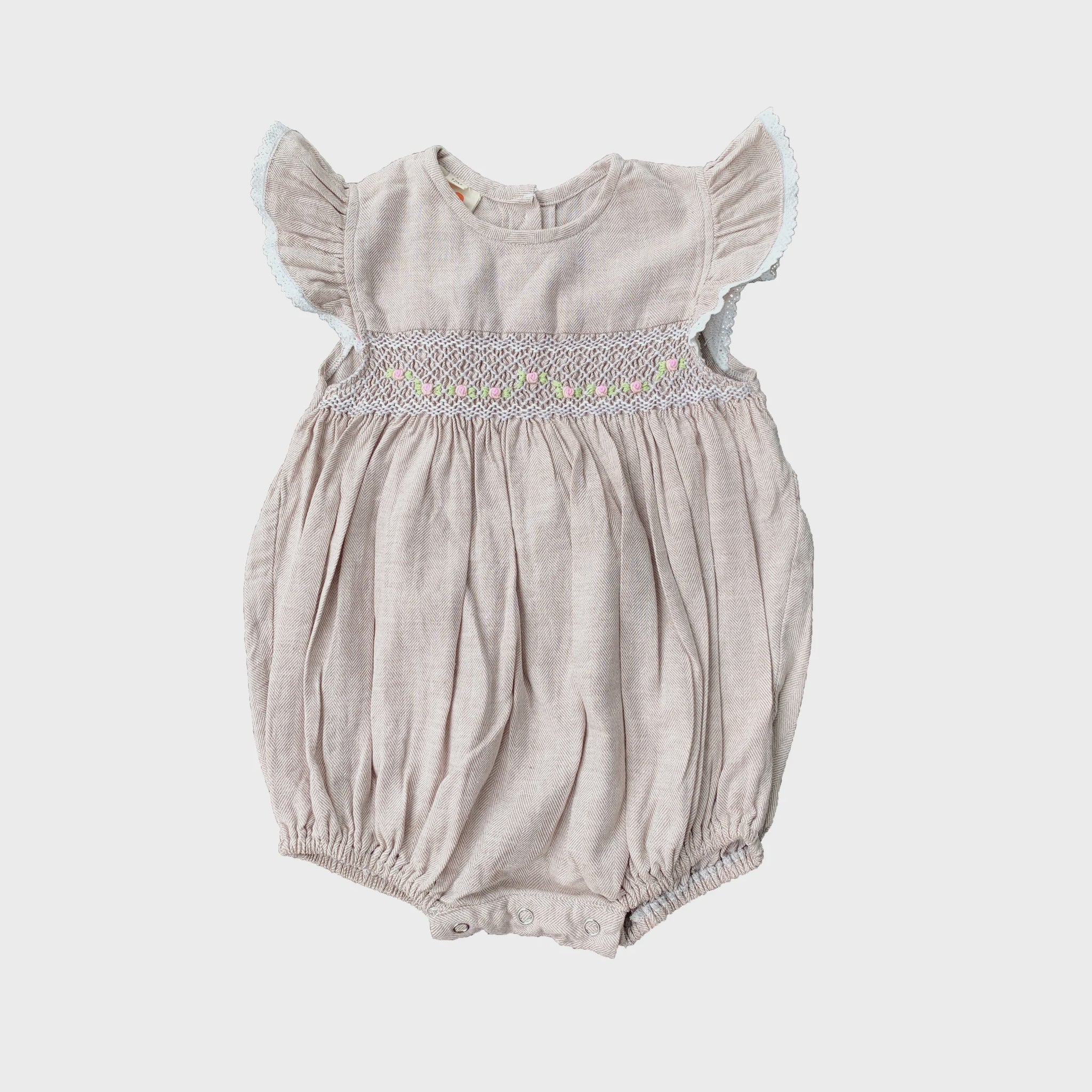 Romper Suit Taupe 12mths