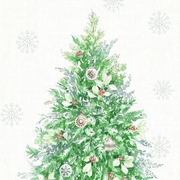 IHR Luncheon Napkin Simple Season Tree Cream