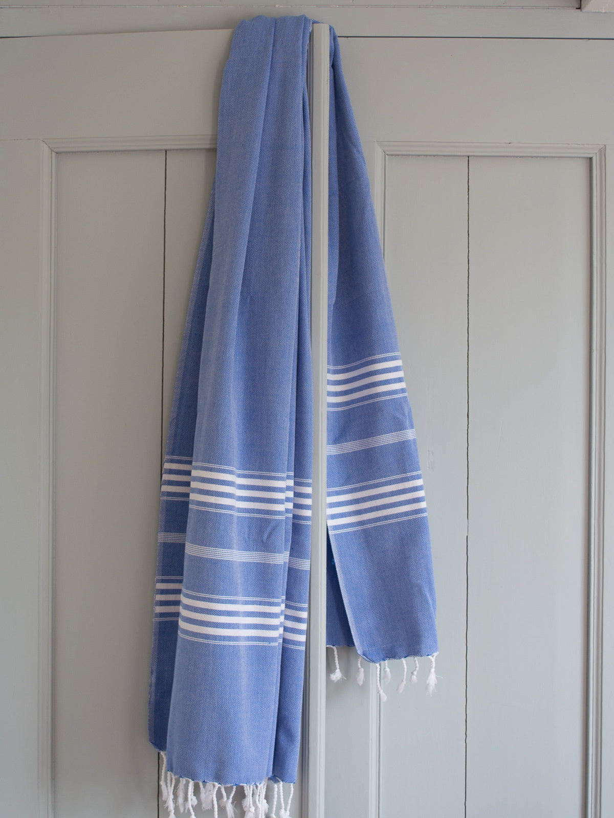 Hammam Towel 210x100cm Greek Blue Striped