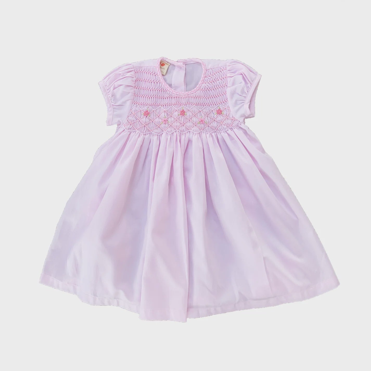 Pale Pink Smocked Dress Size 2