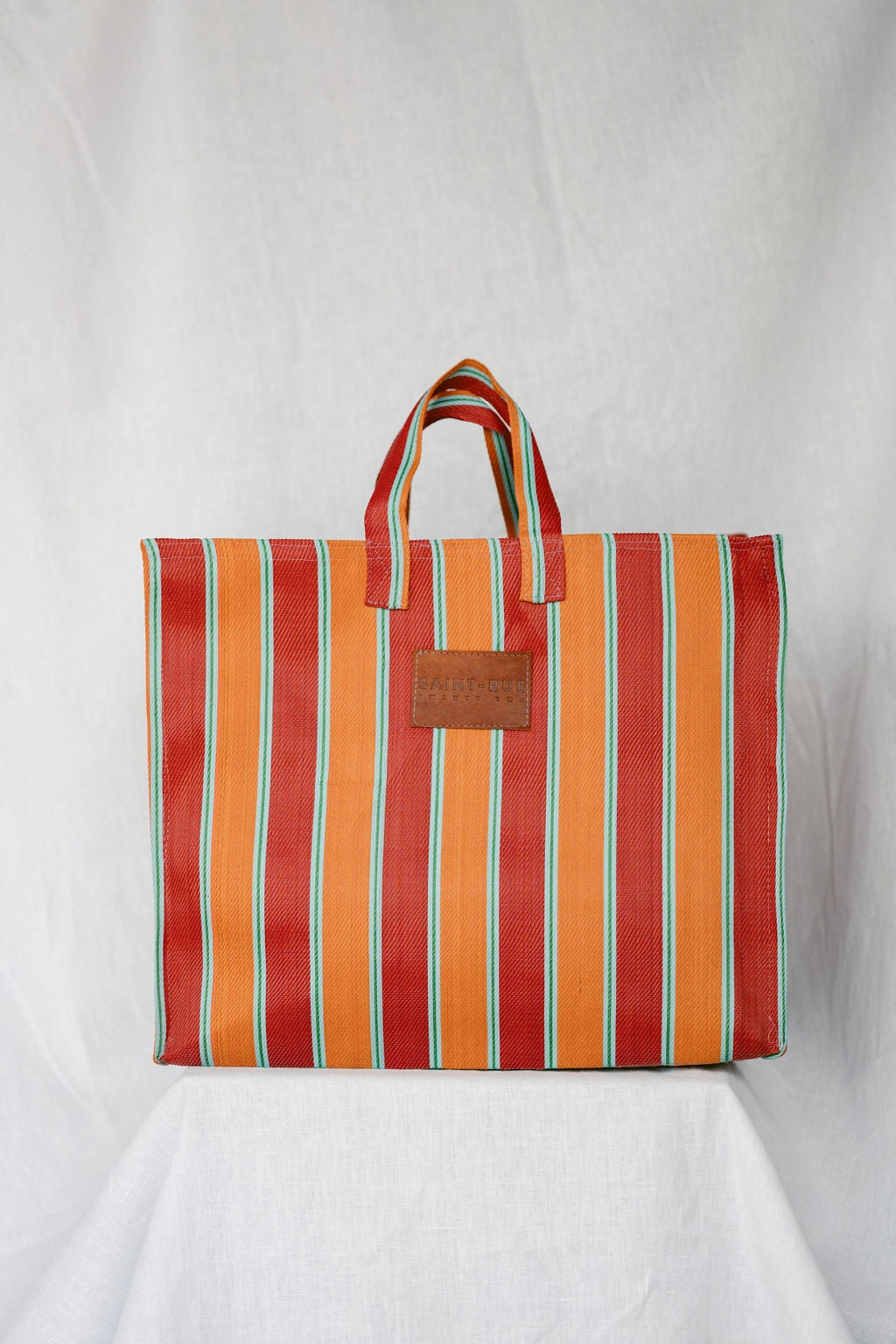 Saint Rue 22 Large Tote - Orange and Red