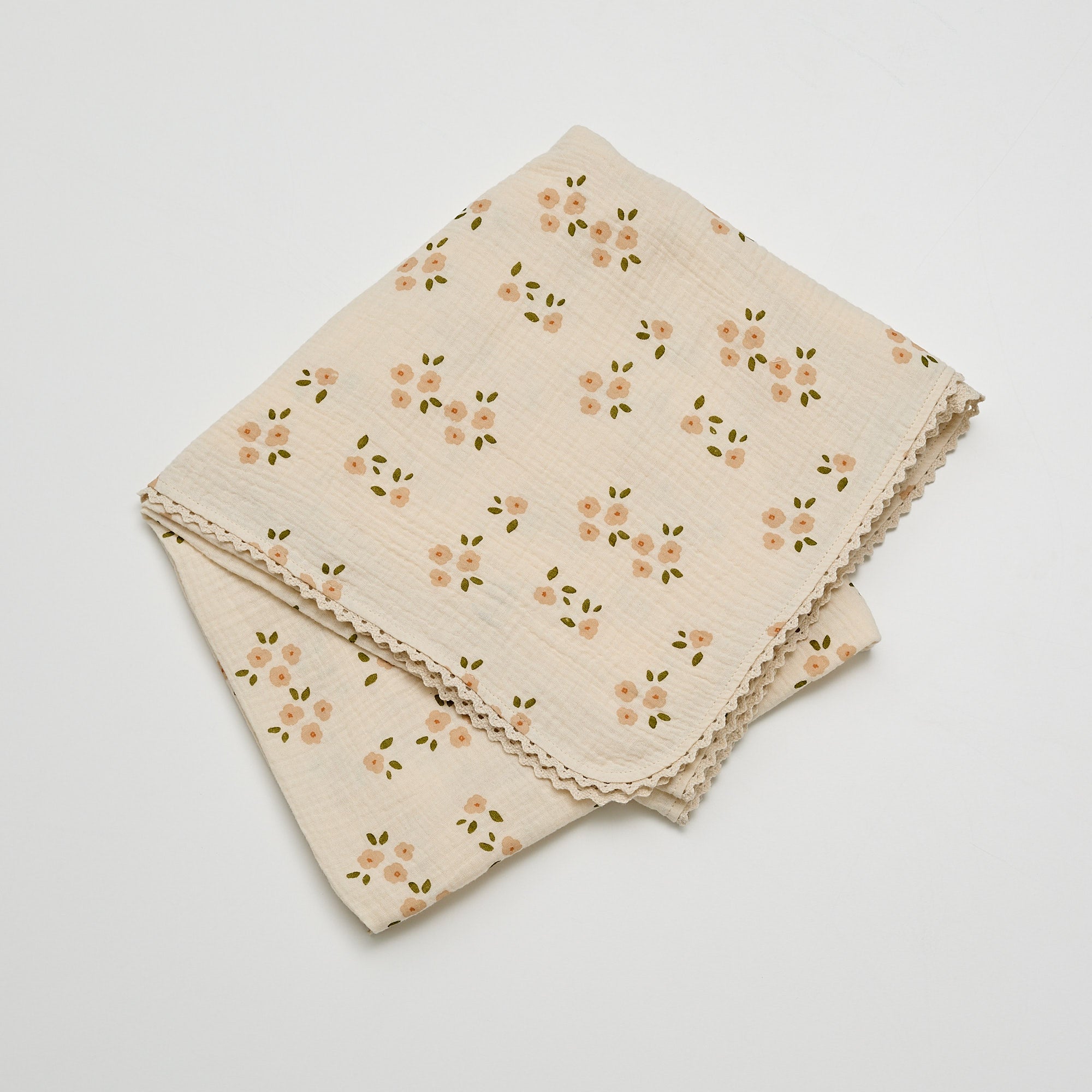 Over the Dandelions Organic Muslin Swaddle Daisy