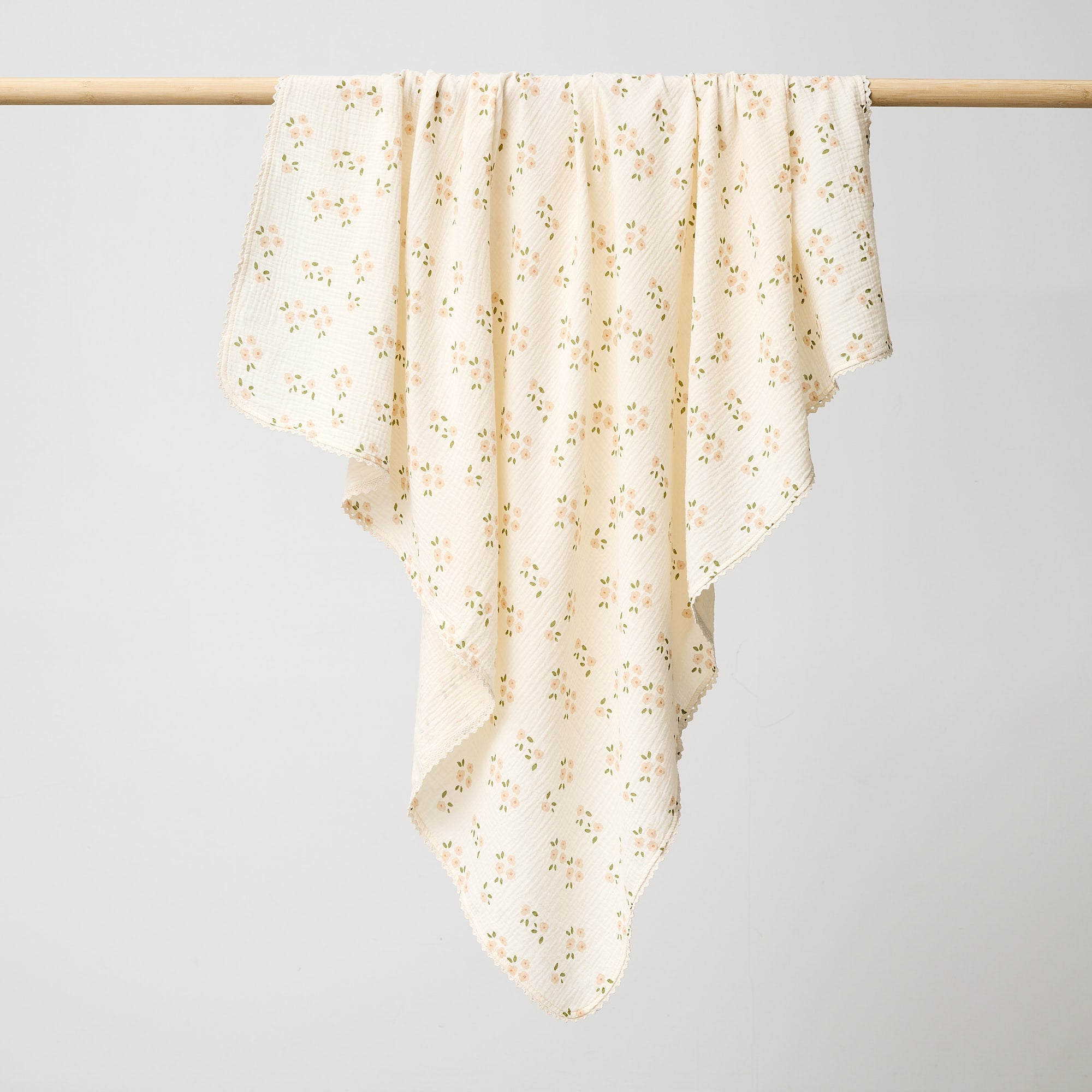 Over the Dandelions Organic Muslin Swaddle Daisy