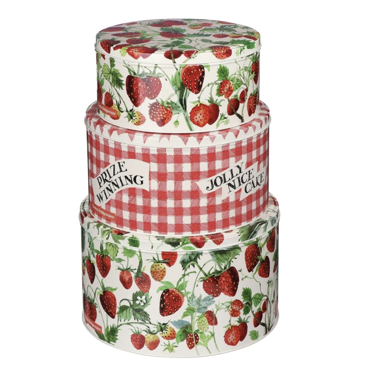 Emma Bridgewater Strawberry Round Cake Tin Large