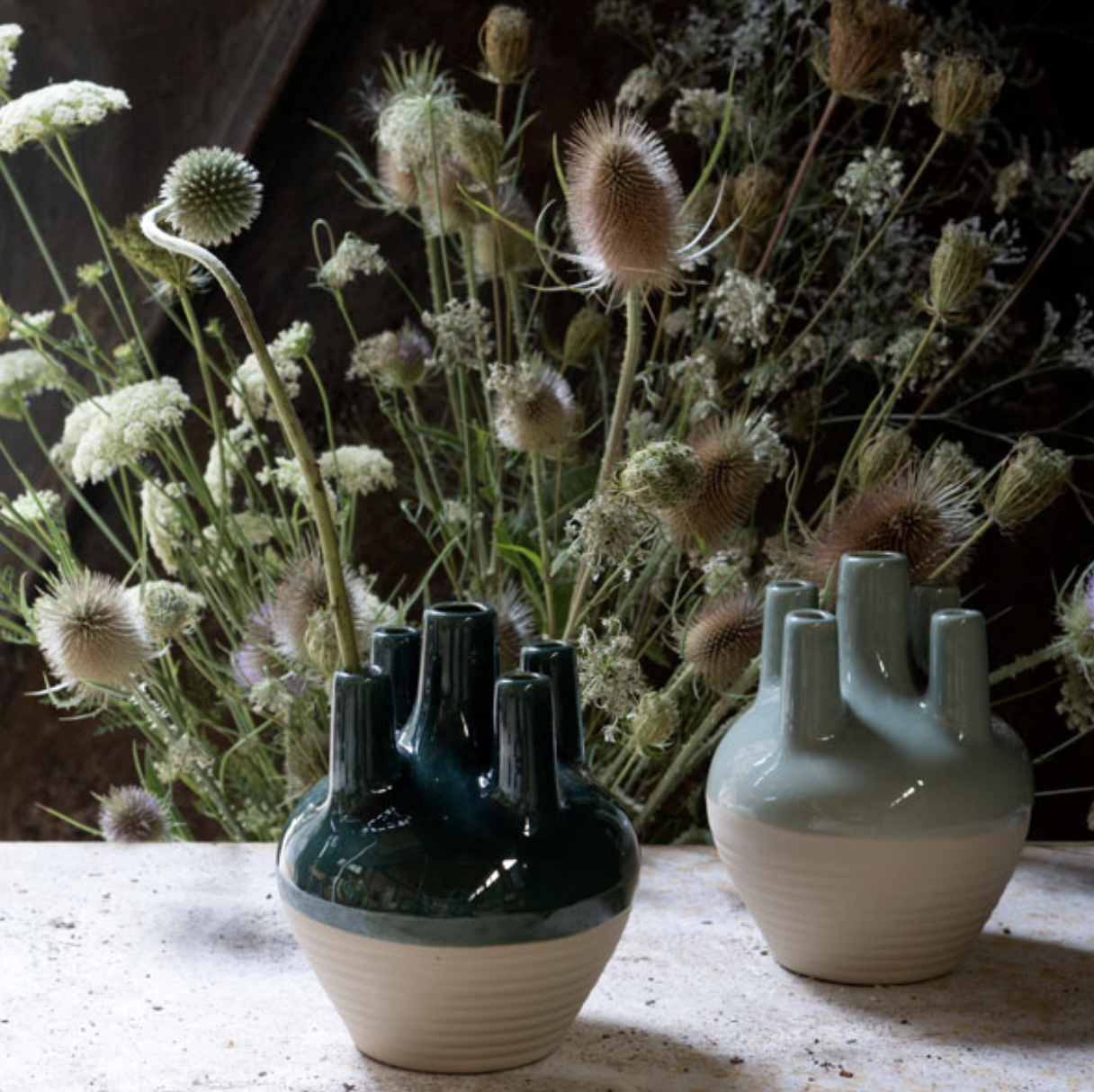 Manufacture de Digoin Flower Pick Vase