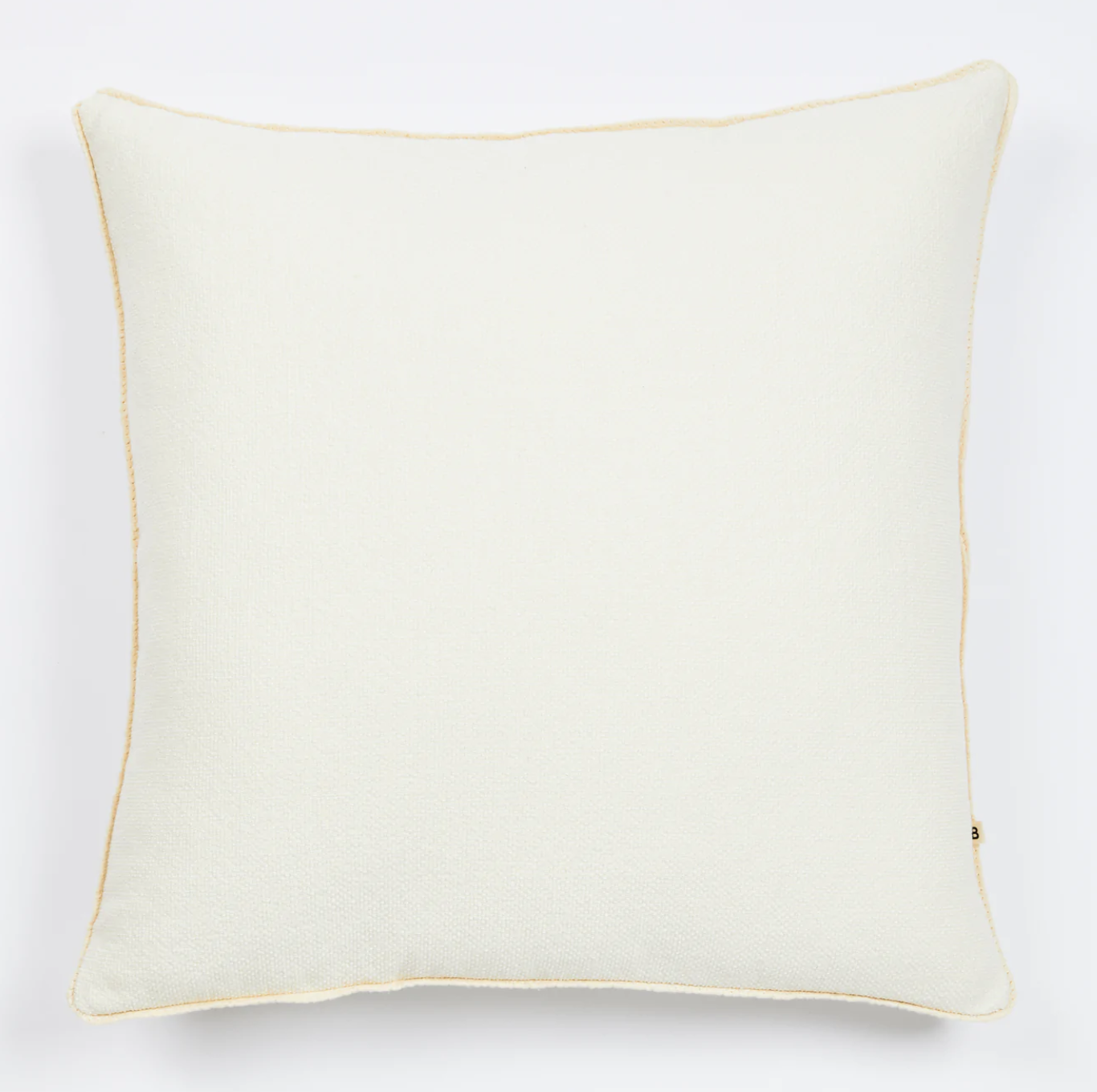 Bonnie and Neil Linen Cushion White 60x60cm