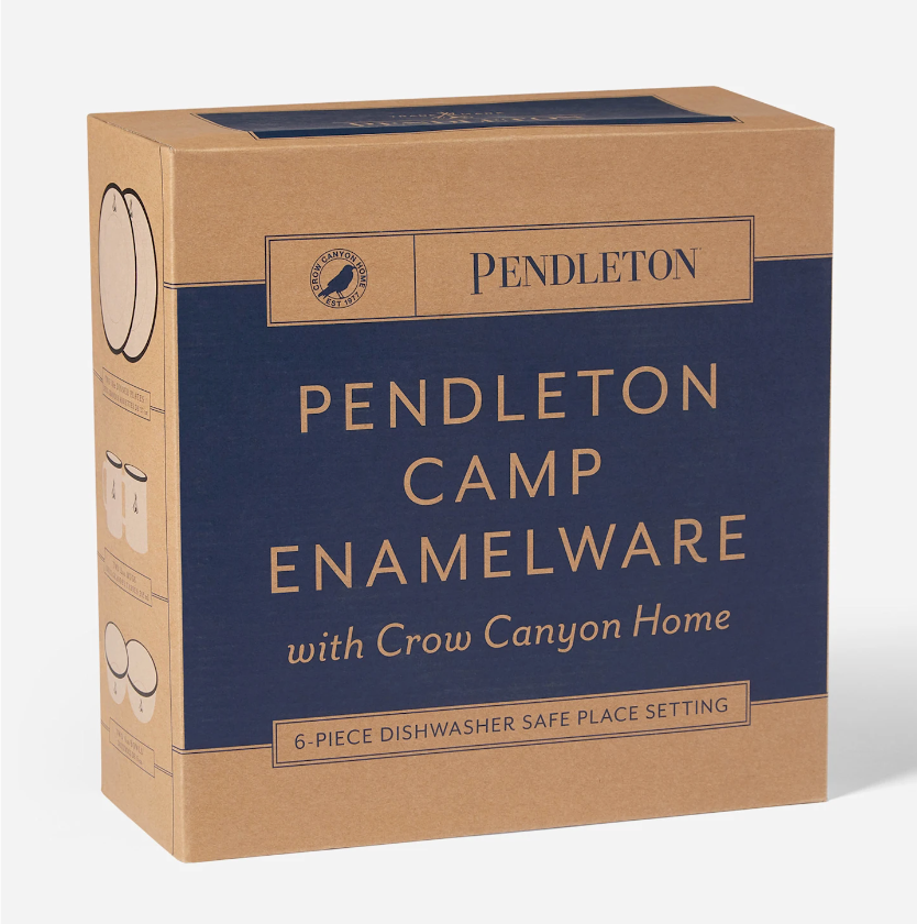Pendleton Camp Enamelware Ivory