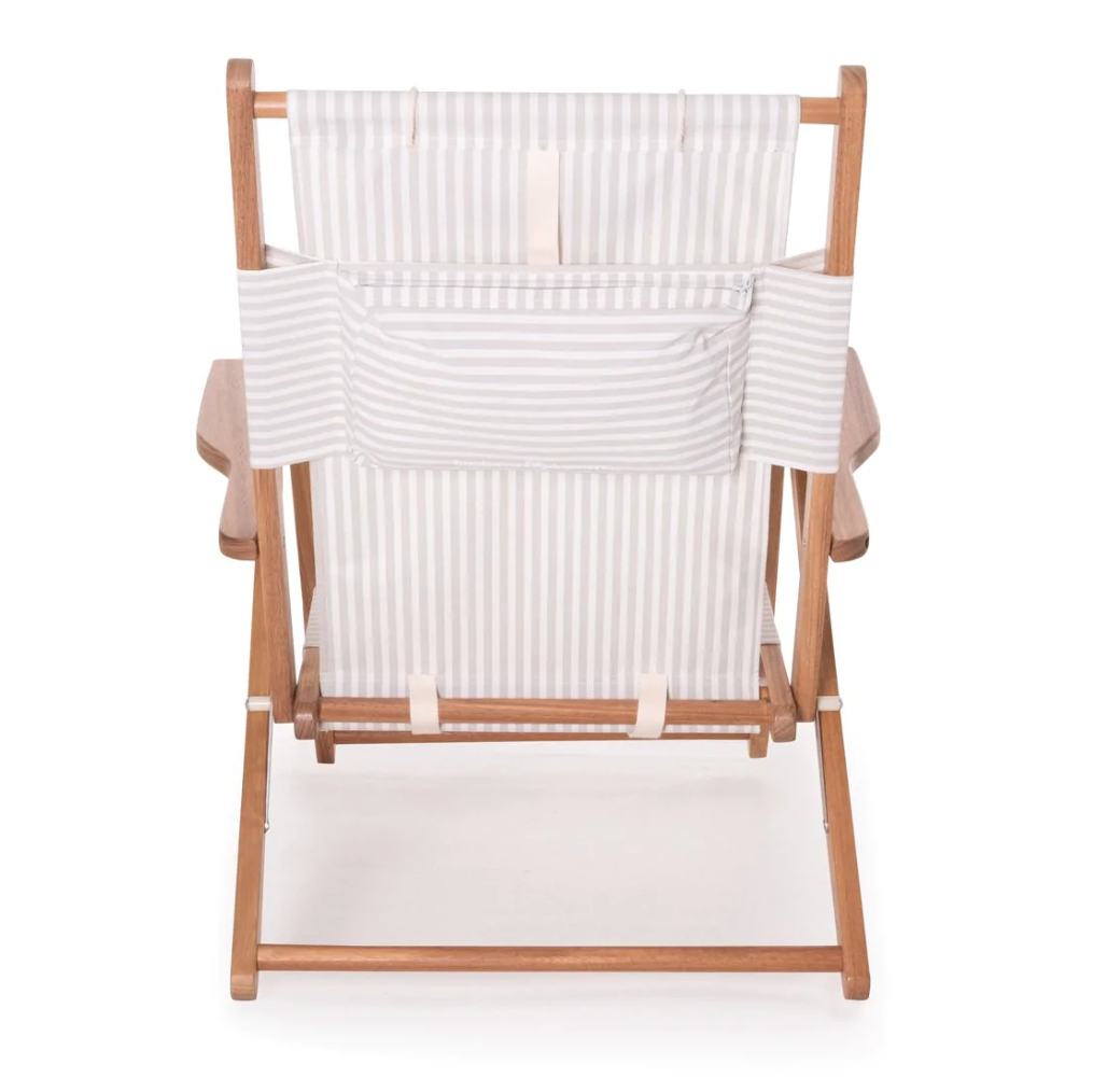 Business and Pleasure The Tommy Chair Sage Stripe