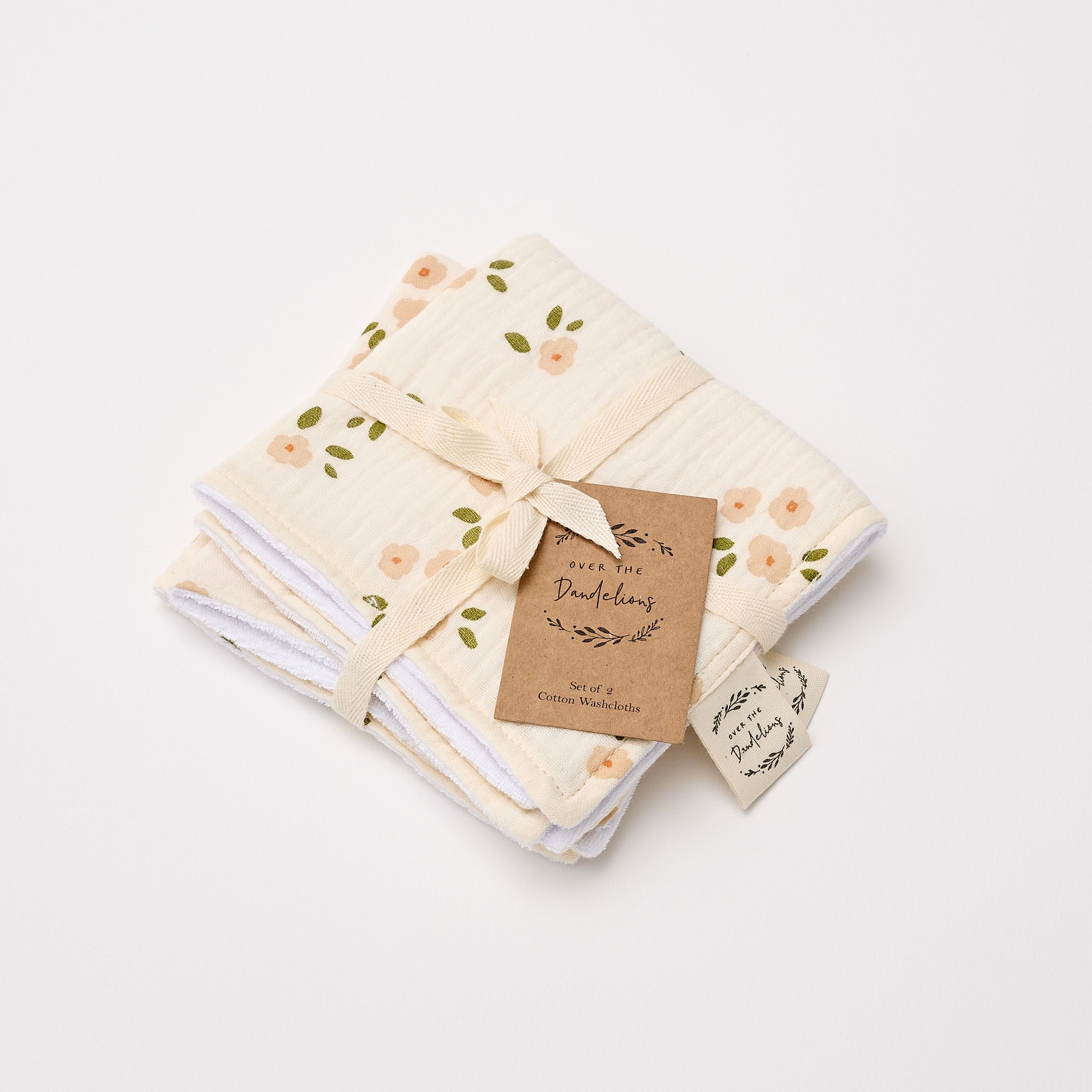 Over the Dandelions Washcloth S2 Daisy
