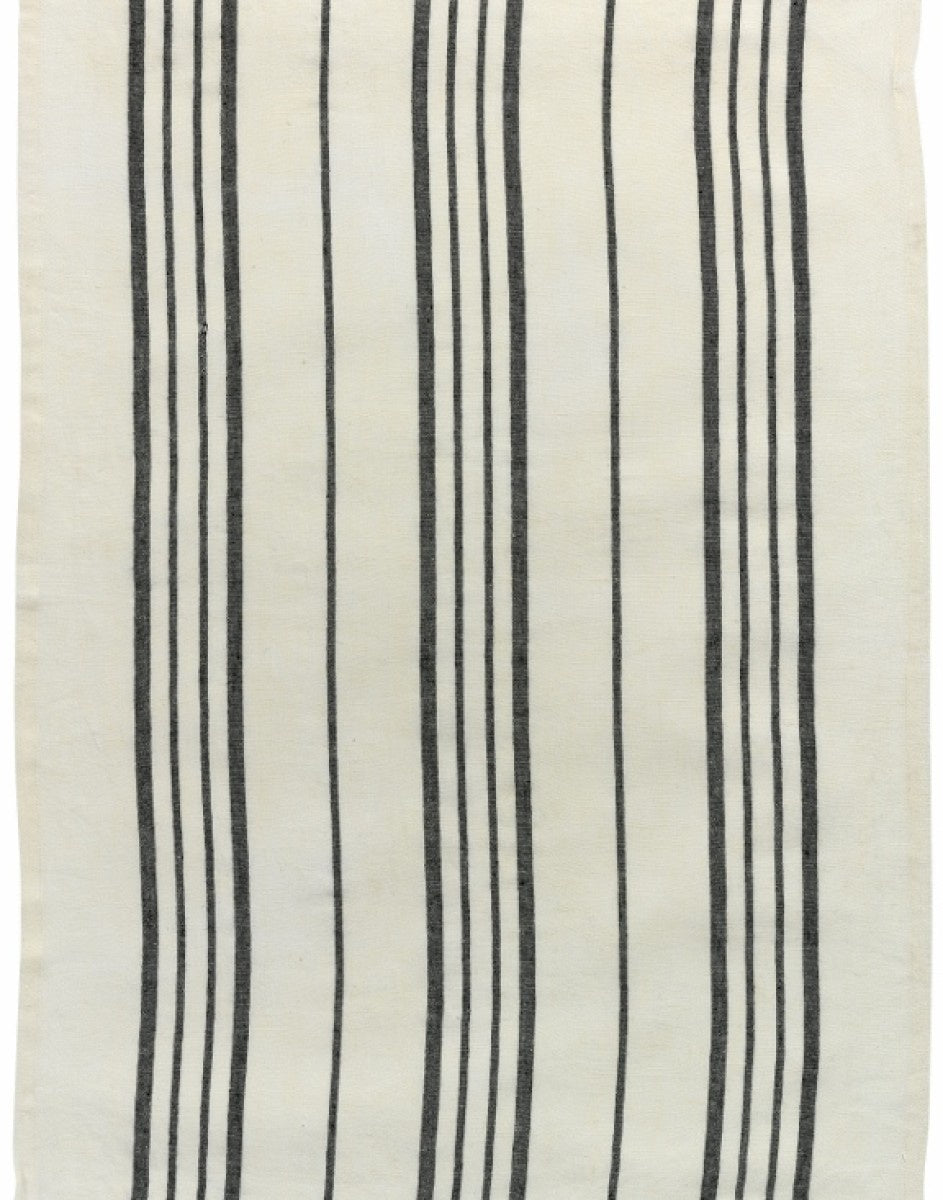Winkler Karma Black Striped Linen Tea Towel